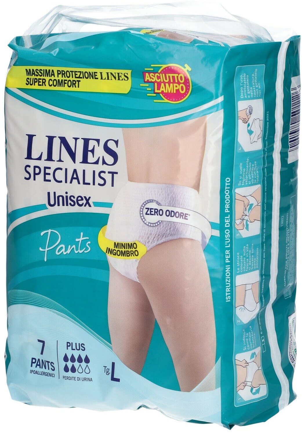 LINES SPECIALIST PANTS UNISEX MAXI TAGLIA XL 7PZ