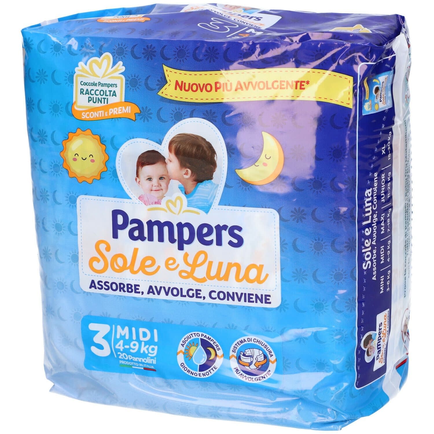 Pampers Baby Dry Fit Prime Maxi, 200 Pannolini, Taglia 4 (7-18 kg) :  : Prima infanzia