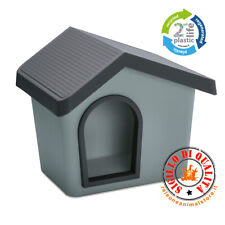 Pet Casetta per Gatti da Esterni 57x45x43 cm in Legno Grigio e