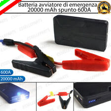 BRPOM Avviatore Batteria Auto, 3000A 26800mAh Avviatore di Emergenza per  Auto/Moto, (Motori Fino a 10.0L Gas o 8.0L Diesel) Torcia a LED,Porta USB  da