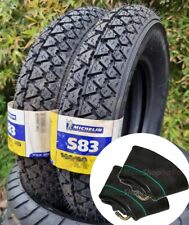 3 PNEUMATICI GOMME MICHELIN S83 100.90-10 56J PIAGGIO APE 50 2009-2017