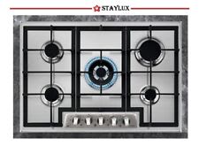 STAYLUX PIANO COTTURA VETROCERAMICA NERO 90 CM INCASSO GAS METANO