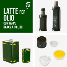 Latta Rettangolare Lt 5 h 313 mm per Olio con Tappo stagna tanica