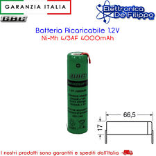 Batteria Ricaricabile Litio 18650 3.7V 2600mAh 7/5AF linguette a