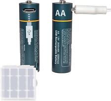 4 batterie al litio stilo AA 1,5 v 3500 mWh ricaricabili +