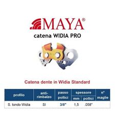 Catena Widia stihl 40 maglie 1,3 - P 3/8 motosega Husqvarna Diamantata  DURO