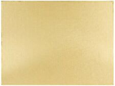 Decora 0931709 Sottotorta Rettangolare 30 X 40 X H 1,2 CM, Cartone, Oro