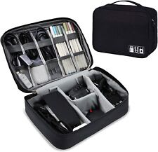 Borsa Organizzatore Di Viaggio Organizer Cavi Pouch Carry Case Borsa  Portatile Impermeabile A Doppio Strato Per Cavi Elettrici