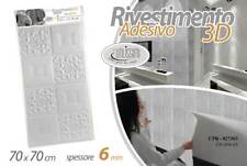 Rivestimento Pareti Adesivo 3d Effetto Mattoni Bianchi 6mm 77x70cm