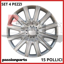 COPRICERCHI COPPE RUOTA IN ABS BICOLORE MISURA 15pollici KIT 4 PEZZI