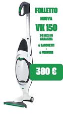 VORWERK FOLLETTO VK150 NUOVO SACCHETTI ORIGINALI 36 MESI GARANZIA TUBO  +GIRASOLE