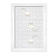 Cornice per Puzzle da Parete in legno RAINBOW WHITE