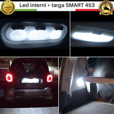 KIT FULL LED SMART FORTWO 453 LAMPADE LED H4 6000K BIANCO GHIACCIO 8000  Lumen