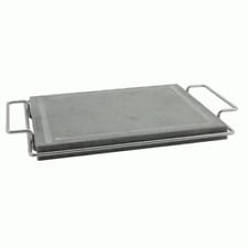 PIASTRA OLLARE PIETRA LAVICA PER BARBECUE 60X40x3 cm GAS LEGNA CUCINA 3CM  CARNE