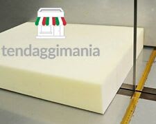 TENDAGGIMANIA Lastra Spugna Gommapiuma su Misura per Divani - Densità  18-Misure Personalizzabili (Spessore 5 CM)