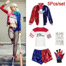 Costume Bambine Suicide Squad Harley Quinn Abito Fantasioso Cos Outfit  Settimana