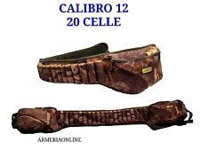 globe fishing cartucciera Caccia in Pelle Calibro 12 Cinta Porta