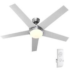 VENTILATORE A SOFFITTO DA PARETE 5 PALE CON LUCI LAMPADARIO E TELECOMANDO  34501/