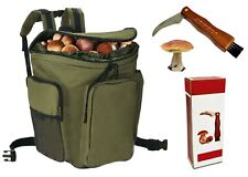 Zaino porta funghi militare cesto gerla vimini mimetico castagne