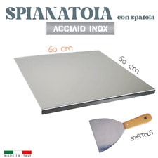 Spianatoia e tarocco in acciaio inox 18/10 per cucina bar, pizzeria,  ristoranti