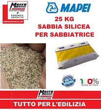 sabbia per sabbiatrice sabbia sabbiatrice mapei vaga 0.3-1.00 mm sacchi da  25 kg