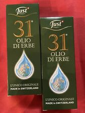 OLIO 31 Just ml 75 L'unico ORIGINALE SVIZZERO