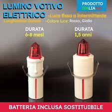 INFINITY: Lumino Elettrico a Led, Durata 365 Giorni, Bianco con Luce  Intermittente rossa
