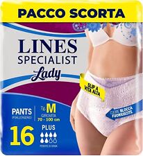 LINES SPECIALIST PANTS MAXI UNISEX ALTA PROTEZIONE per Incontinenza Uomo e  Donna, Taglia XL, Confezione da 7 Pezzi : : Salute e cura della  persona