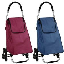 Trolley per la spesa con borsa colore BLU in poliestere art.741057