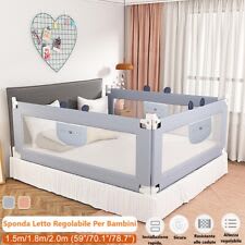 Sponde Letto Bambini 200 CM Sbarra Letto Bambini Può Sollevamento