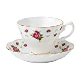 Fiori del mese febbraio Tazza da tè Royal Albert set di tazze da tè inglesi  floreali Coppia di tazze da tè inglesi in porcellana bone china -   Italia