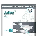 Dailee Slip Maxi - 28x Pannoloni per Anziani - M, L/XL e XXL - Assorbenza  Maxi