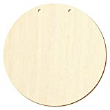 Kurtzy Cerchi Legno Tondo Grezzi (50 Tronchi Legno Decorativi) - Dischi  Legno 3-5 cm - Dischi di