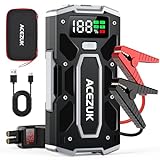 BuTure 5000A Booster Avviamento Auto 12V Avviatore Emergenza per Auto  (Motori a Gas o 10.0L Diesel) Starter Batteria Auto Portatile con Cavi Batteria  Auto Prolungsti, Grande Display, 160W CC, LED