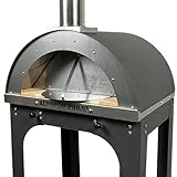 Forno per pizza Multifuel Gas Legna Pellet in Acciaio Inox Pietra  Refrettaria 500° : : Giardino e giardinaggio