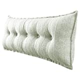 Cuscino testata letto Panama bianco 45 x 70 cm