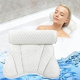 MOYKSRR Cuscino da Bagno, Cuscini per Vasca da Bagno Ergonomici, Cuscini  Poggiatesta da Vasca, Cuscino Vasca da Bagno 4D Mesh, Può Supportare La  Testa,Il Collo,La Schiena,Per Vasca da Bagno : : Casa