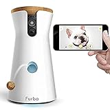 PetTec® Cam 360° Telecamera per animali domestici Telecamera per cani con  app [SENZA ABBONAMENTO] - Telecamera per gatti e cani a casa con  rilevamento del movimento e funzione di visione notturna 