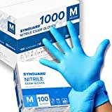 200 guanti in Nitrile M senza polvere, senza lattice, ipoallergenici,  certificati CE conforme alla norma EN455 guanti per alimenti guanti medici