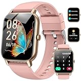 Smartwatch Uomo Donna Chiamate Bluetooth, Orologio con Alexa Integrato,  Fitness Tracker 1.8 & IP68 con cardiofrequenzimetro Monitor del SpO2/