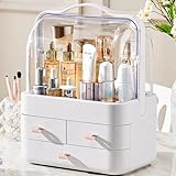 Organizer Trasparente Porta Trucco 20 Scomparti Box Per Cosmetici  17.5x22.5x13.5