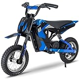 HOMCOM Moto Elettrica per Bambini 3-6 Anni Batteria 6V - Nero Blu