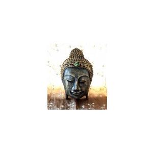 Zen 'Light Statua di Buddha Meditazione, Resina, Bonzo, 15 x 24 x