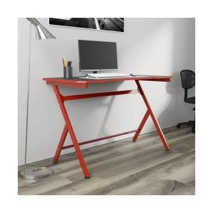 DEGHI UFFICIO Scrivania Gaming 120 Cm Acciaio Rosso - Dragon