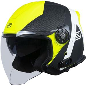 Interfono Moto, Moman H2【2 Pezzi Argento】Auricolare Casco 2 Pezzi, Argento