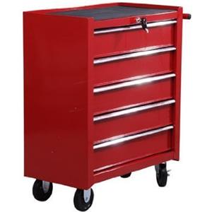 AMC Carrello porta attrezzi completo di utensili 6 cassetti con organizer  per individuare gli attrezzi velocemente : : Fai da te