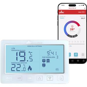 Homcloud CTW Cronotermostato Digitale Wi-Fi Intelligente per Caldaia a  Gas/Acqua, Installazione a parete o su supporto 503, wifi Smart compatibile  con Alexa e Google : : Fai da te