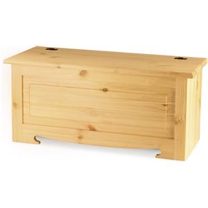 Il numero 1 del risparmio-CASSAPANCA PER BAMBINI 2 IN 1 IN LEGNO 60X30X50CM  BIANCO E LEGNO NATURALE