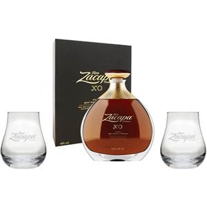 Ron Zacapa Centenario, bicchiere in vetro da rum. Confezione da 6 pezzi in  scatola di cartone.