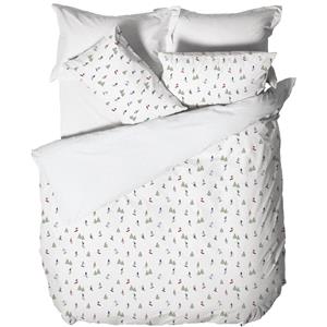 IRGE - Lenzuola Completo Letto 1 Piazza e mezza Marta Bianco - 185x290 –  Shop On Line Happy Casa Store